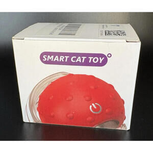 Cat Interactive Ball Toy Automatic Rolling Ball w/Tail Rechargeable Smart NEW